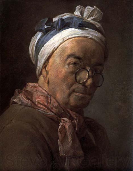 jean-Baptiste-Simeon Chardin Self-Portrait France oil painting art